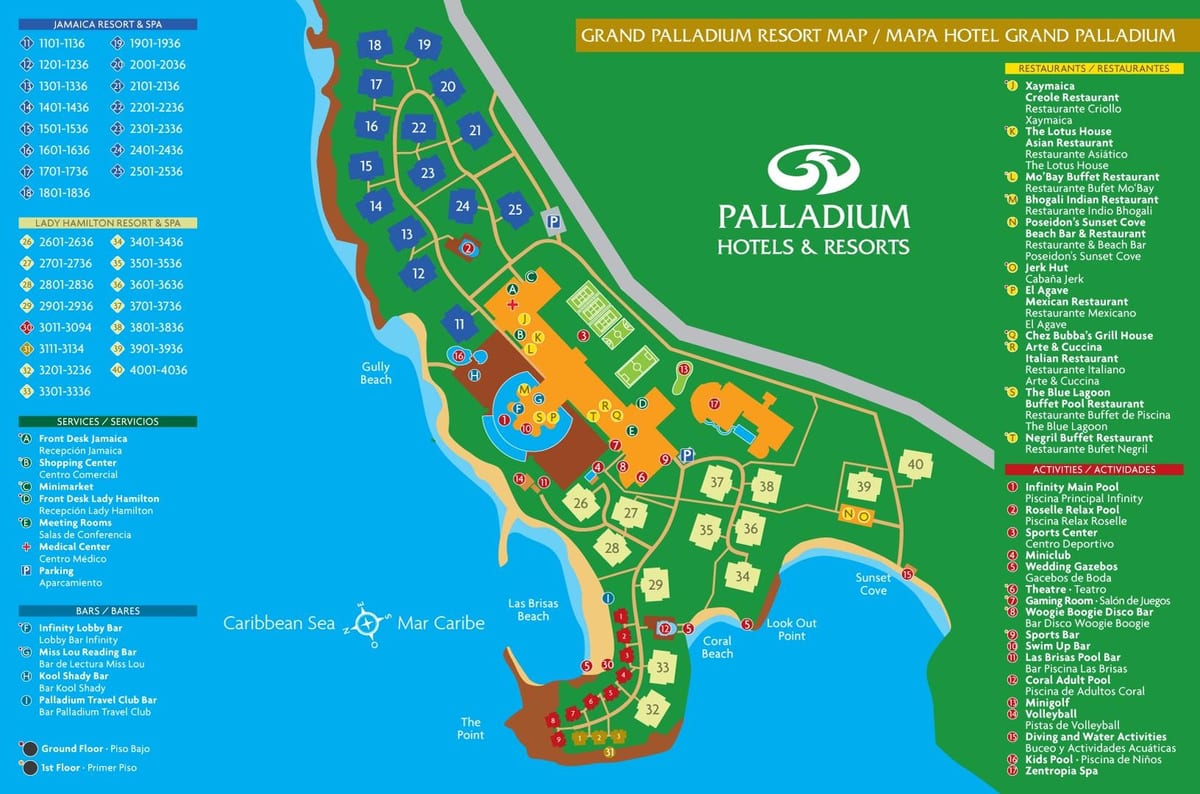 Kartu Grand palladium Jamaica resort