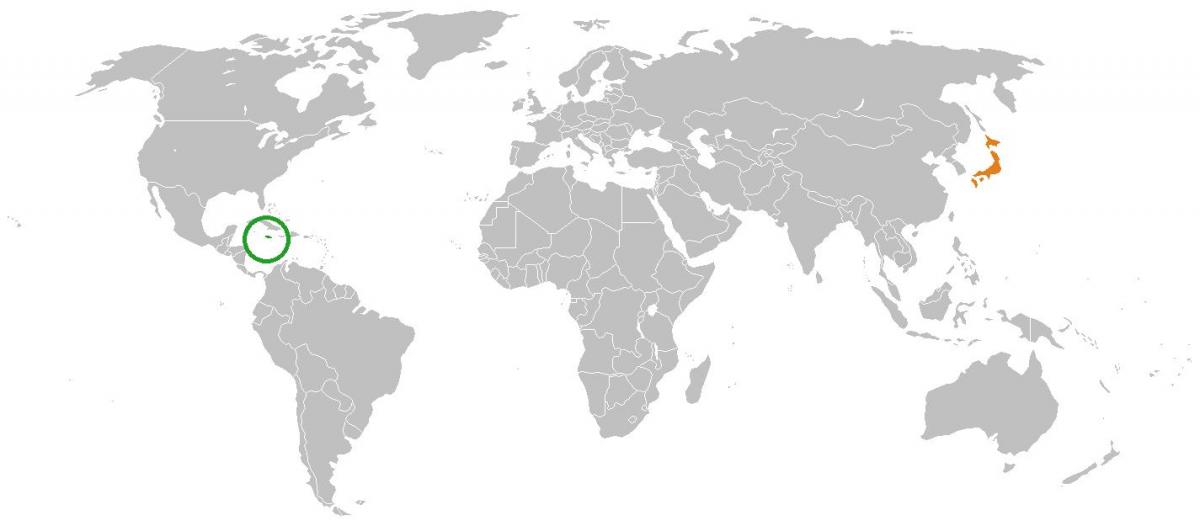 Jamajka na karti svijeta